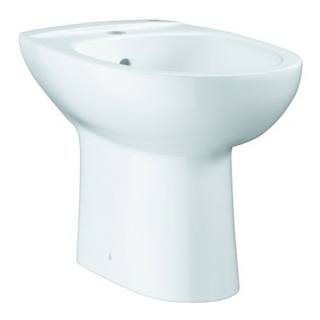 Grohe Standbidet Bau Keramik alp-we, 1 HL m ÜL, mit Befestigungsset