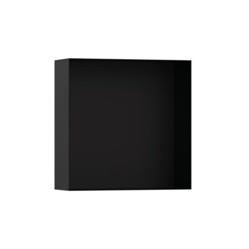 hansgrohe Nische XtraStoris Minimalistic 300x300x100mm, rahmenlos, mattschwarz