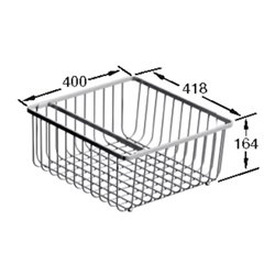 V&B Drahtkorb 420x400mm, Edelstahl