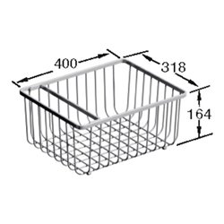 V&B Drahtkorb Edelstahl