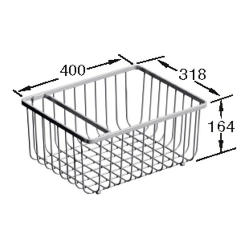 V&B Drahtkorb Edelstahl