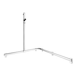 Keuco Duschhandlauf AXESS vc, 1150/1150mm, m Brausestange, li Ausf