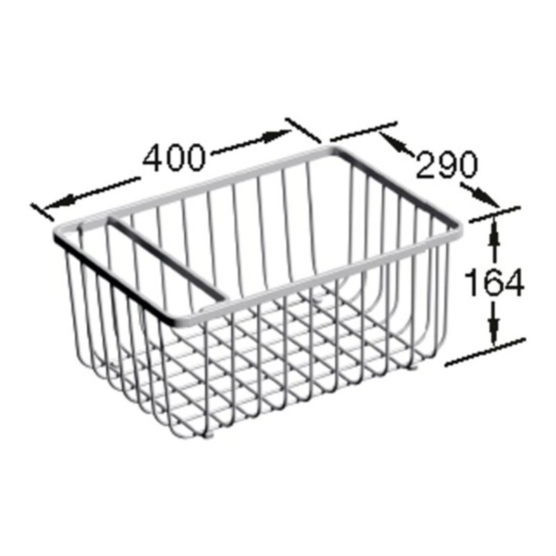 V&B Drahtkorb 400x290mm, Edelstahl