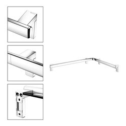 Keuco Dusch-/Wannenhandlauf AXESS 850x650mm, verchromt