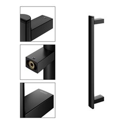 Keuco Haltegriff AXESS senkrecht, 500mm, schwarz matt