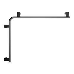 Keuco Dusch-/Wannenhandlauf AXESS 650x850mm, schwarz matt