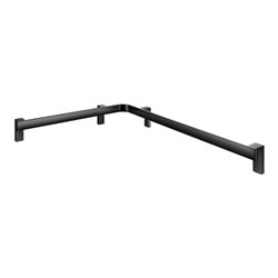 Keuco Dusch-/Wannenhandlauf AXESS 650x850mm, schwarz matt