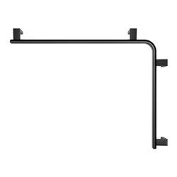 Keuco Dusch-/Wannenhandlauf AXESS 850x650mm, schwarz matt