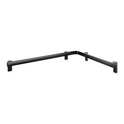 Keuco Dusch-/Wannenhandlauf AXESS 850x650mm, schwarz matt