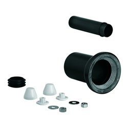 Grohe WC-Zu-/Ablaufgarnitur Abl-Manschette d 9cm, f Wand-WC, schwarz