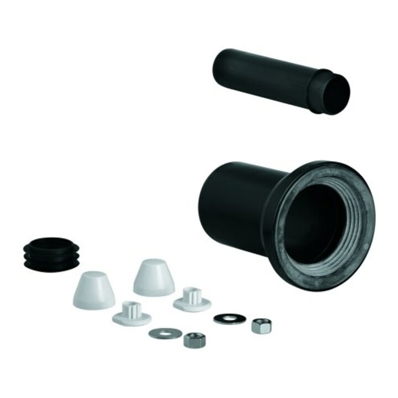 Grohe WC-Zu-/Ablaufgarnitur Abl-Manschette d 9cm, f Wand-WC, schwarz
