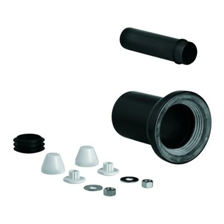 Grohe WC-Zu-/Ablaufgarnitur Abl-Manschette d 9cm, f Wand-WC, schwarz