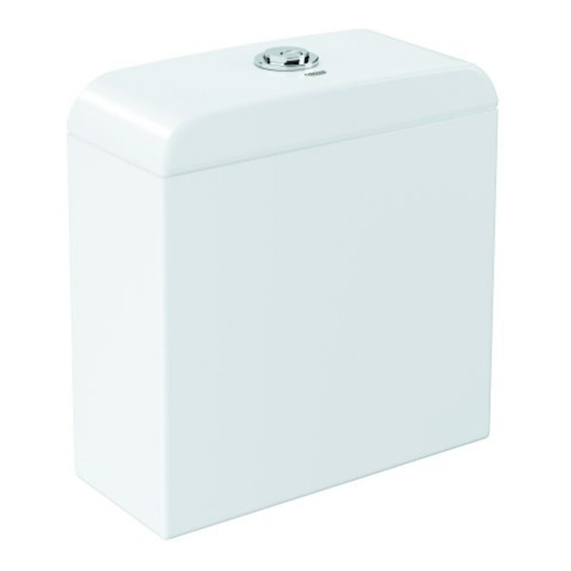 Grohe Aufsatzspülkasten Euro Keramik alp-we, Zul. u Abl. verd., Anschl v unt