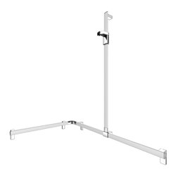 Keuco Duschhandlauf AXESS AL si-el/vc, 1150/850mm, m BrSt, re Ausf