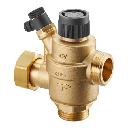 Oventrop Sperrventil m Dichtungen/Überwurfm., f Regudis W-HTE