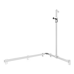 Keuco Duschhandlauf AXESS AL si-el/vc, 850/1150mm, m BrSt, re Ausf