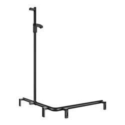 Keuco Duschhandlauf AXESS sw m, 850/850mm, m Brausestange, re Ausf