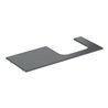 Geberit Waschtisch-Platte One 120x2x47cm, AS R, SZ, Marmor sw/matt