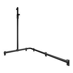 Keuco Duschhandlauf AXESS sw m, 1150/850mm, m Brausestange, li Ausf