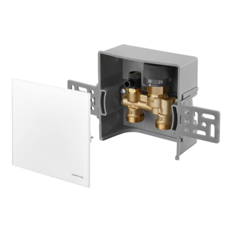 Oventrop Rücklauftemperaturregelung Unibox E RTL ESG we, m Vtl. u RL-Temp.-Begr.