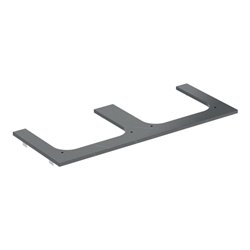 Geberit Waschtisch-Platte One 120x2x47cm, AS 2-f., SZ, Marmor sw/matt