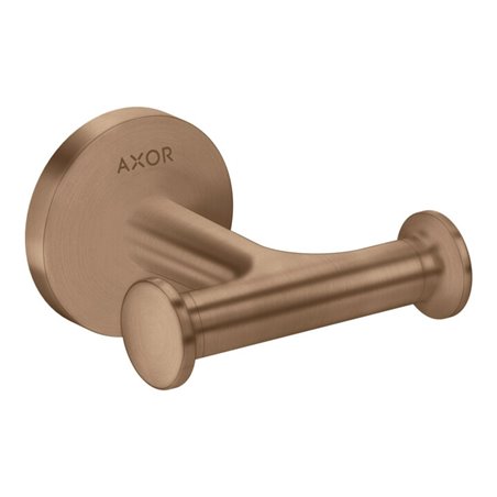 hansgrohe Handtuckhaken Axor doppelt, Wandmontage, brushed red gold