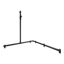 Keuco Duschhandlauf AXESS sw m, 1150/1150mm, m Brausestange, li Ausf