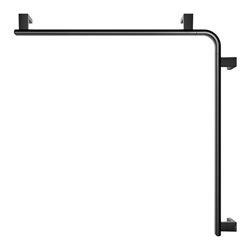 Keuco Dusch-/Wannenhandlauf AXESS 850x850mm, schwarz matt