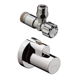 hansgrohe Eckventil mit Schuber, Abgang G 3/8, chrom