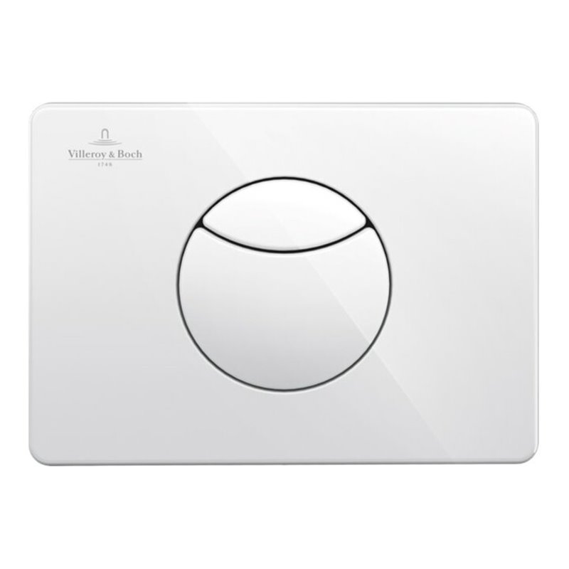 V&B Betätigungsplatte ViConnect E100 20,5x14,5x2,2cm, weiß