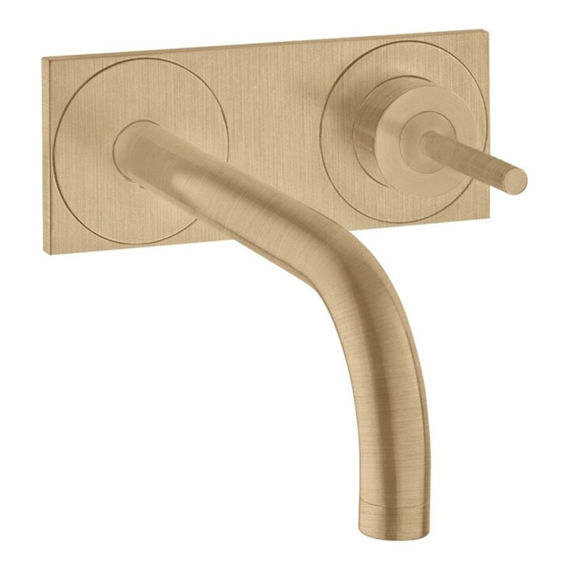 hansgrohe Fertigmontageset Axor Uno UP-Waschtisch-Einhebelmischer, Pin-Griff, Pl, A 165mm, b b