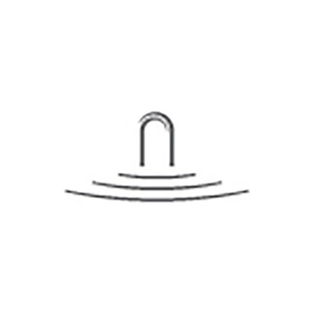 V&B Wasserzulauf 15x22x6,5cm, stone white