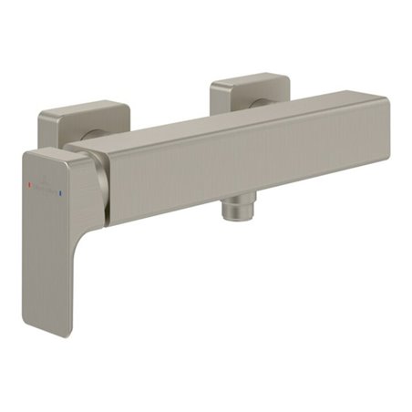 V&B Einhebel-Duscharmatur Subway 3.0 m Rückflussschutz, Wd., brush. ni. bla