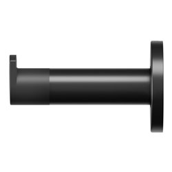 Keuco Handtuchhaken Plan schwarz, mit Türpuffer schwarz