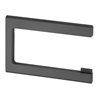 Keuco Toilettenpapierhalter Edition 400 schwarz-chrom geb., schwankbar, offen