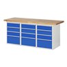 Rau Werkbank 7510A4, B2000mm, 12x Schublade-TA