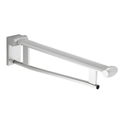 Keuco WT-Stützklappgriff Plan Care 650mm, gebremst, verchromt/weiß