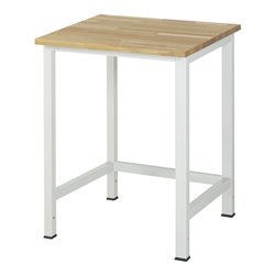 Rau Werktisch Modell 900 mit Buche-Massiv-Platte HxT 825x800 mm