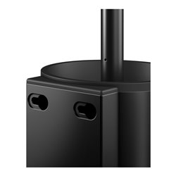 Keuco WC-Bürstengarnitur Plan 14972 Wd.-Modell, Kst.-Einsatz sw, schwarz