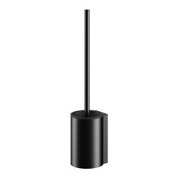 Keuco WC-Bürstengarnitur Plan 14972 Wd.-Modell, Kst.-Einsatz sw, schwarz