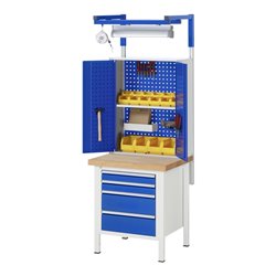 Rau Werkbank 8123A2, B750xH840mm, 2x Schublade-TA