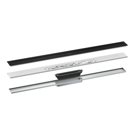 hansgrohe Duschrinne Drain 900mm, FM-Set, frei im Raum, mattschwarz