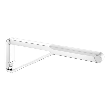 Keuco WC-Stützklappgriff AXESS verchromt/weiß, 700mm