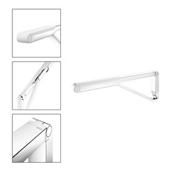 Keuco WC-Stützklappgriff AXESS verchromt/weiß, 700mm