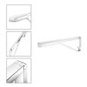 Keuco WC-Stützklappgriff AXESS verchromt/weiß, 700mm