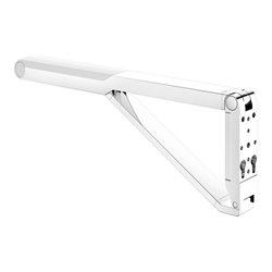 Keuco WC-Stützklappgriff AXESS verchromt/weiß, 700mm