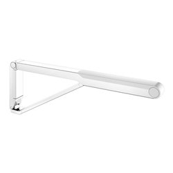 Keuco WC-Stützklappgriff AXESS verchromt/weiß, 700mm