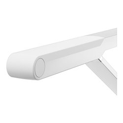 Keuco WC-Stützklappgriff AXESS Aluminium silber-eloxiert/weiß, 700mm