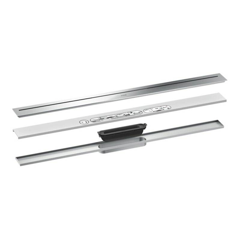 hansgrohe Duschrinne Drain 900mm, Fertigset, frei im Raum, chrom