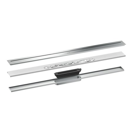 hansgrohe Duschrinne Drain 900mm, Fertigset, frei im Raum, chrom